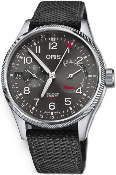 Buy Fashion ORIS BIG CROWN PROPILOT CALIBRE 114 GREY DIAL watch 01 114 7746 4063-Set 5 22 15FC